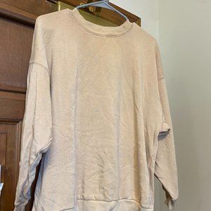 American Eagle oversized Crewneck Natural Size S